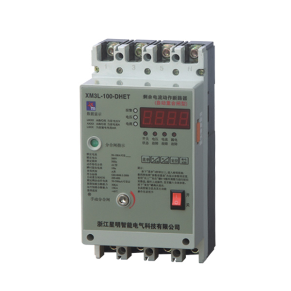 自動(dòng)重合閘型智能三相剩余電流動(dòng)作斷路器集成了傳統(tǒng)的斷路器（熔斷器）、接觸器、過(guò)載（或過(guò)壓、漏電等）保護(hù)繼電器、啟動(dòng)器、隔離器等主要功能，具有遠(yuǎn)距離自動(dòng)控制和本地直接控制功能，具有面板顯示及信號(hào)報(bào)警功能，具有過(guò)壓保護(hù)、欠壓保護(hù)、過(guò)流保護(hù)、漏電保護(hù)等功能，具有體積小、可靠性高、短路分?jǐn)嗄芰?qiáng)、飛弧距離短等優(yōu)點(diǎn)。適用于三相四線(xiàn)中性點(diǎn)直接接地TT接地系統(tǒng))的低壓電網(wǎng)。用來(lái)對(duì)人身觸電危險(xiǎn)提供間接接觸保護(hù)，也可對(duì)線(xiàn)路或用電的接地故障、過(guò)電流、短路等進(jìn)行保護(hù)?！?></div>
          <div   id=